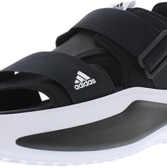 adidas Mehana Sandals Women's, Black, Size 11 - Picture 1 of 3